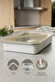 Stainless Steel Vacuum Storage Container, Oven and Cake Container 3 Lt Food Container Lunch Box