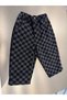 Boy's Laci'El Prs Checkered Elastic Waist Comfortable Cut Pants - 2