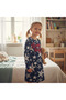 Girl's Cotton Printed Dress Cb1053 - 4