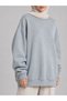 Düşük Omuzlu Oversize Sweat - 3