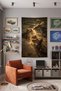 The Lord of the Rings Middle Earth Map Wall Covering – Modern Decorative Quality Fabric Tapestry Wall Tapestry - 2