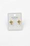 Glb-Stl41414 North Star Earrings - Gold - 2