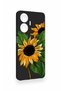 Realme C55 Compatible Sunflower Patterned Silicone Case - 3