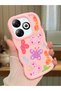 Infinix Smart 8 Pro Compatible Case Camera Protector Pink Silicone Couple Phone Case Butterfly Pattern