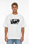 Unisex Women's Men's Wamp Design Front Printed Oversized Thick Fabric Relaxed Fit T-Shirt
