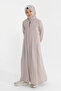 Robali Pleated Children's Ferace & Beige - 4005 - 7