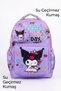 Set of 4, Girl's Patterned Primary School School Bag + Lunch Box + Pen Holder + Eraser Holder - 5