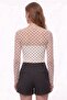 Polka Dot Tulle Blouse Ecru - 4