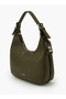 Textured Shoulder Bag with Adjustable Strap - 4