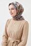 Soft Scarf Flower Milky Coffee - 4