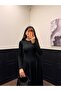 Women's Crew Neck Long Sleeve Dress - 4