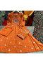 Orange Cotton Salwar Kameez Dupatta - ALV2065 | Orange-Size-M-38-Inches - 4