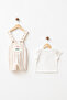 Baby Boy 100% Cotton Linen Buttoned Badi Gift Set 2-Piece Slopet Baby Set - 2