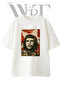 Che Guevara_1 Design Printed Unisex White Oversize T-Shirt