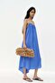 A-line low-back dress