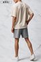 Be Kind Printed Plus Size Unisex T-Shirt & Grey Shorts Set - 4
