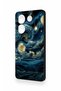 Tecno Caman 20 Pro 5g Compatible Starry Night Pattern Silicone Case - 3