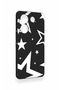 Tecno Camon 20 Pro Compatible Black Mega Star Patterned Silicone Case - 3