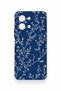 Vivo Y28 Compatible Thin Leaf Branch Pattern Silicone Case - 2