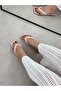 Beige Leather (Laddies) Women's Flip-Flops - 2