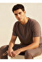 Men Logo Embroidered Non-stretch T-shirt - 5