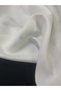 Mixed Linen Fabric Draped - White - 3