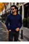 Men's Premium Basic Crew Neck Knitwear Sweater Slim Fit Soft Textured Casual Winter - 2