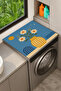Clothes Dryer Top Organizer Mat Liquid-Proof Cover Sunny Vase