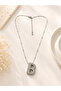 Letter B Stone Silver Color Women's Necklace