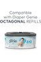 Diaper Genie Select Odor Lock Stainless Steel Diaper Pail Grey | Hands-Free Step Pedal | Odor Control | Large Capacity Baby Nappy Trash Can - 5