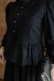 Miray Skirted Stoned Button Detailed Brode - Fisto Double Set - 2