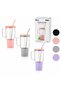 Glass 1000ml Water Bottle - Bamboo Lid - Leak-Proof Silicone Steel Straw Protector - Silicone Base - Red - 2