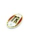 New Design Colorful Double Layer Embossed Oval Tr Letter Special for Label Makers - Colorful and Stylish Design Turkey Glass Ornament Tr Letter - 2