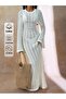 Patterned Long Cotton Openwork Beach Dress