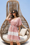 Women's Swimsuit and Bikini Top Belted Kimono Kaftan Summer Beach Dress - 3