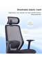 Ergonomic Office Chair | High Density Mould Sponge & Adjustable Headrest - 6