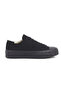 Zrk-Cx3 High Quality Short Black Linen High Sole Sneakers - 2