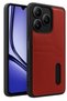 Aconcept Realme Note 50 4g Case Sara Leather Case with Business Card Holder (94935) - Red