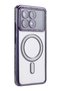 Aconcept Poco X6 Pro Joke Simli Magneticsafe Case - (100423) Deep Purple - 3