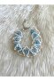 Thermal Quartz Stone Ruffled Bride Girl Lace Model Bead Bracelet - 3