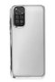 Aconcept Redmi Note 11 Case with Lens Silicone (174517) - Silver - 2