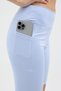 Women's High Waist Gathering Pocket Shorts Sports Leggings - 3