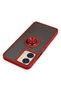 Aconcept Vivo Y16 Case Montreal Silicone Cover with Ring (213620) - Red - 4