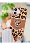 iPhone 16 Compatible Diamond Design Tiger Stone Sparkling Shiny Diamond Silicone Case - 4