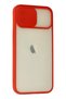 Aconcept iPhone 12 Case Palm Frosted Camera Sliding Silicone (224240) - Red - 2