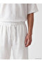 Xside White Regular Fit Linen Blend Men's Shorts - 3