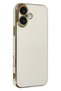 Aconcept iPhone 16 Case Volet Silicone (84555) - White