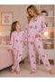 Mother-Daughter Cotton Button-Down Long-Sleeved Pajama Set (the Price Is for One Set, You Can Add It to the Cart Separately)