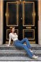 Women's High Waist Lycra Flared Jeans - 6