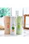 Glass Water Bottle with Protective Cover for Fridge, Home, Office, Gym, Travel, BPA Free, Cool Bottle, 400ml, Pack Of 2 - 2